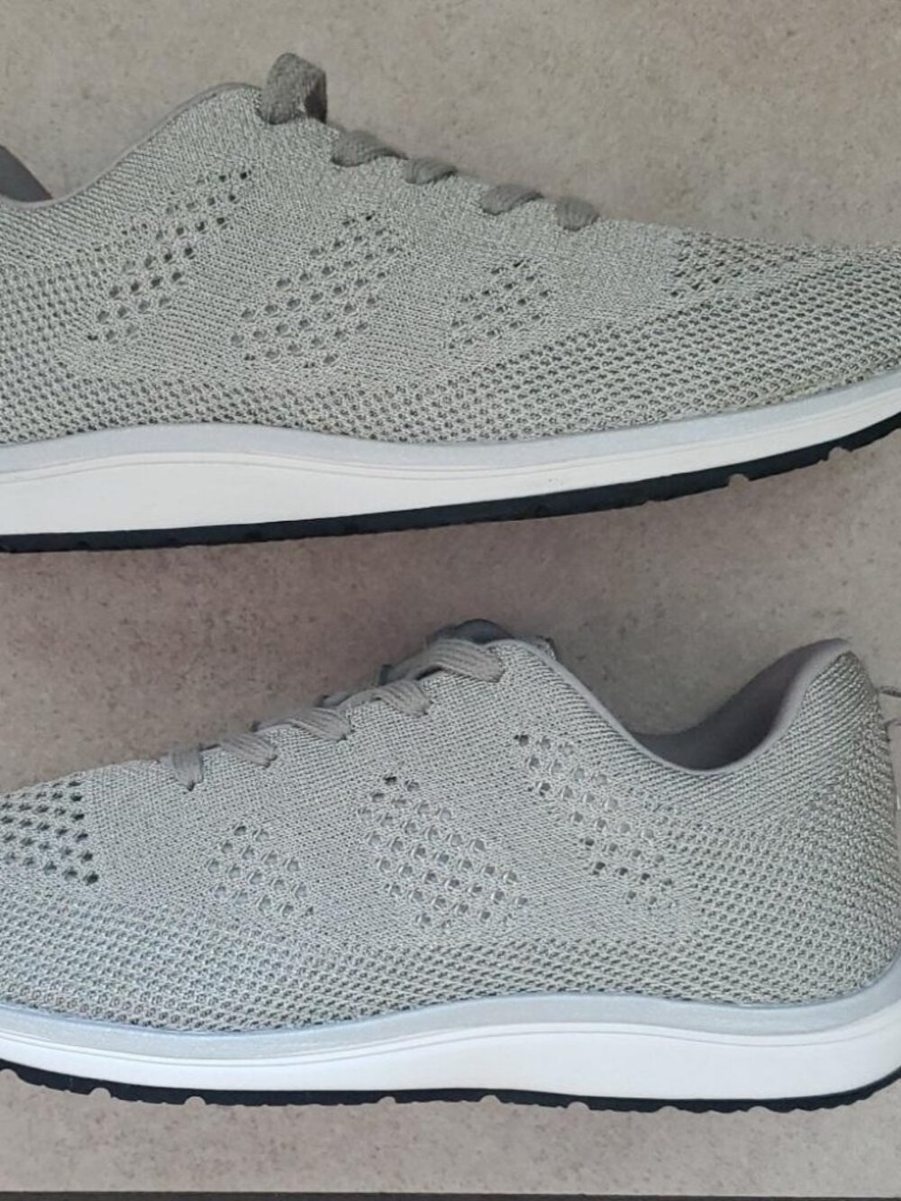Harmony 783 Women's Sneaker 8.5 - Pamela Lace Up Platinum Knit - Brand New